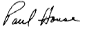 Paul D. House Signature