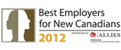 Best Employers for New Canadians logo